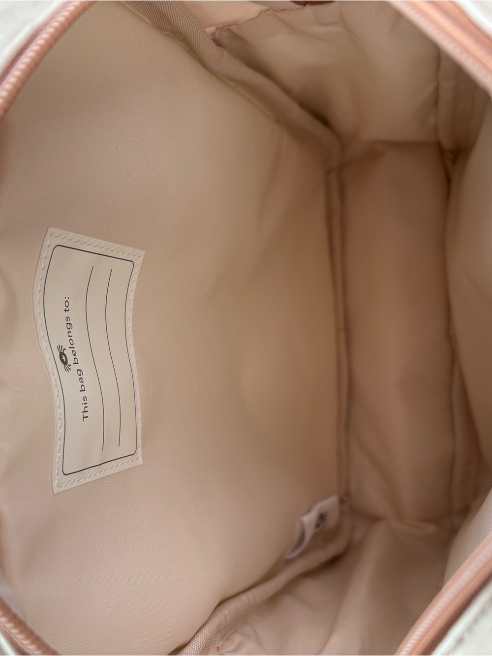 Itzy Ritzy Pink Check & Sage Green Canvas Backpack - Picture 4 of 8
